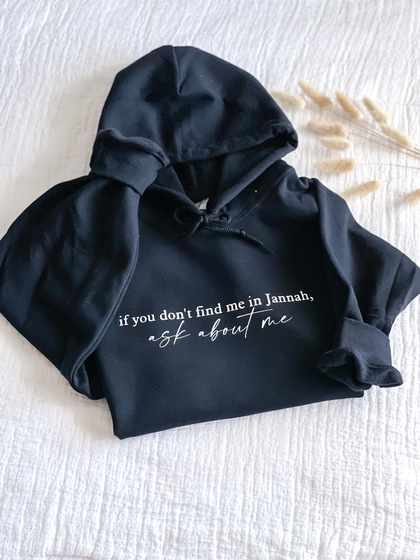 Ask About Me in Jannah Hoodie Sweatshirt