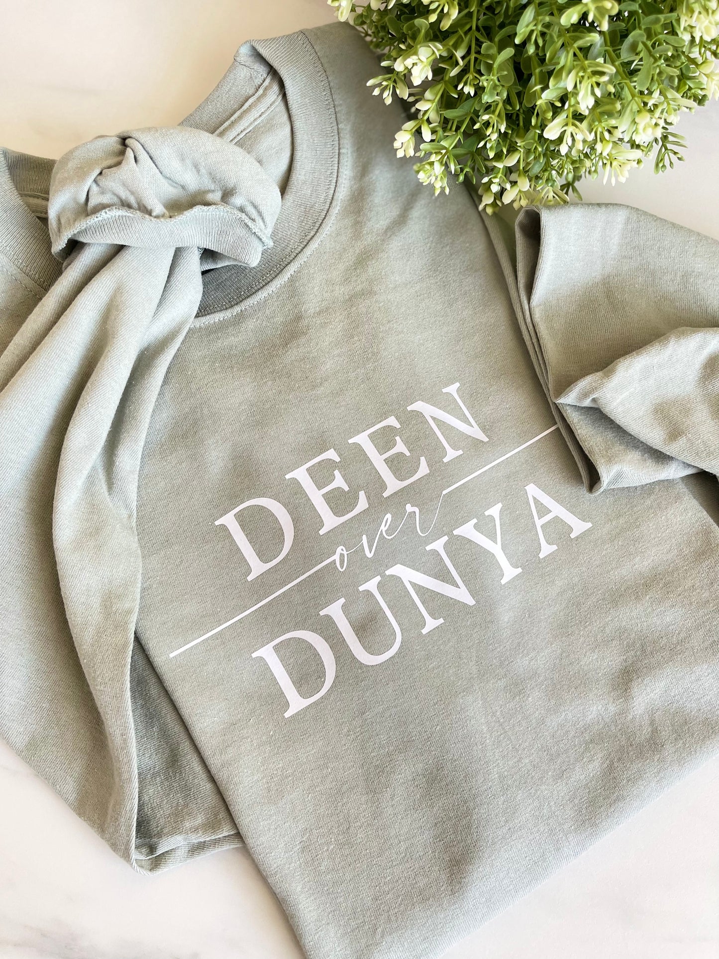 Deen over Dunya Crewneck Sweatshirt