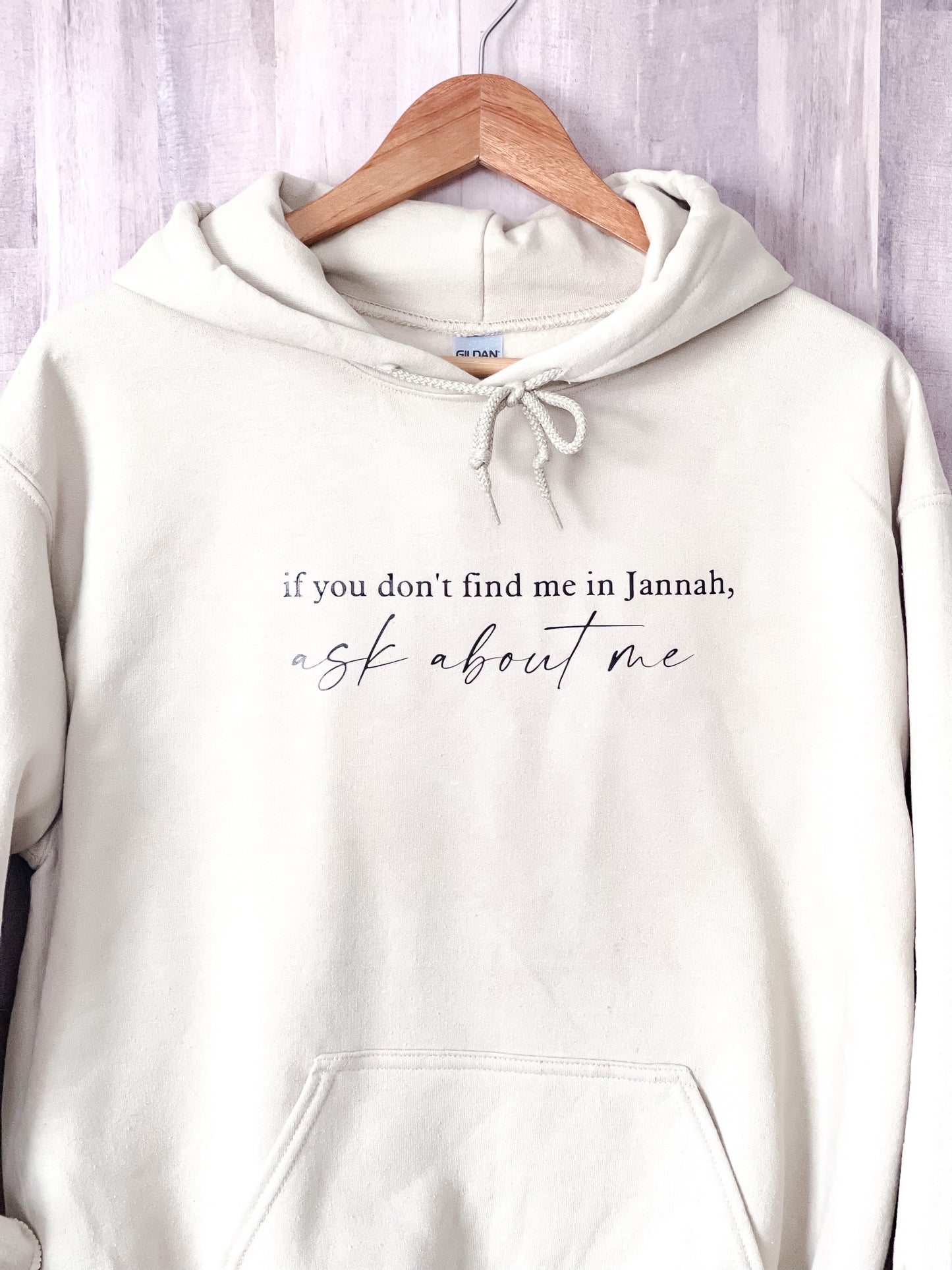 Ask About Me in Jannah Hoodie Sweatshirt