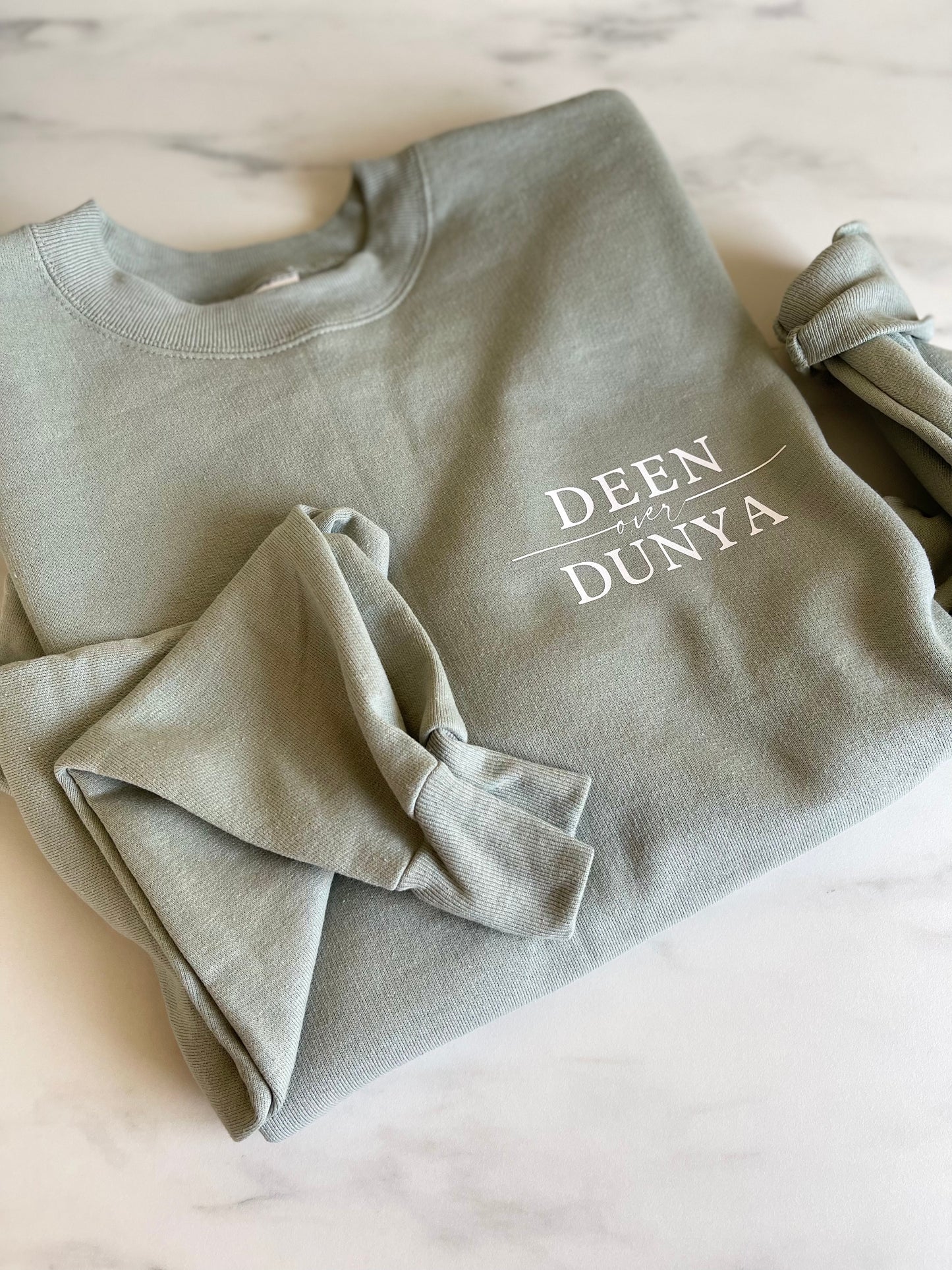 Deen over Dunya Crewneck Sweatshirt